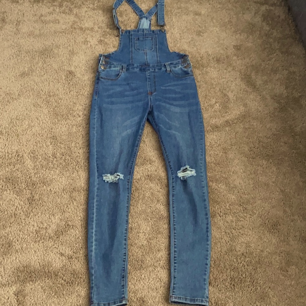 Overalls size large (fits sizes 8-10)